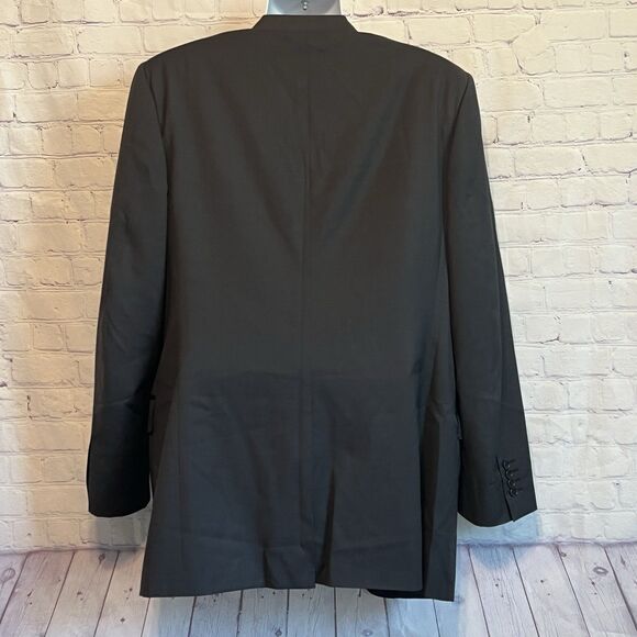 Mens Canali Blazer Jacket Coat Wool Made in Italy Navy Blue EU 54 / US 44L - Picture 5 of 14